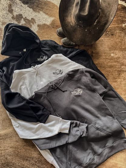 Sign & Stamped Cowboy Logo Hoodies