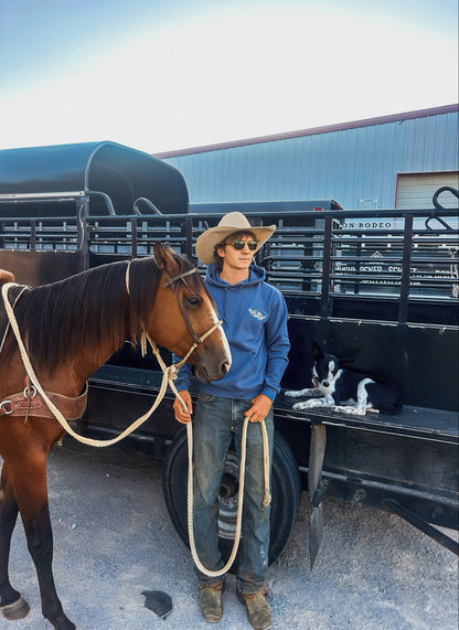 Sign & Stamped Cowboy Logo Hoodies