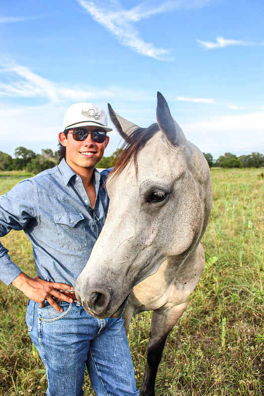 Signed & Stamped Cowboy "White"