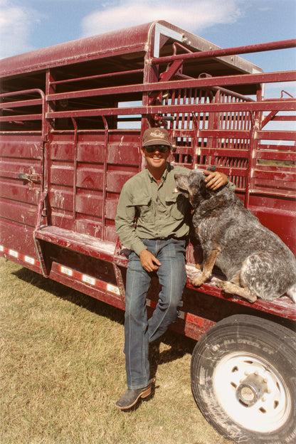 Signed and Stamped Cowboy - Brown