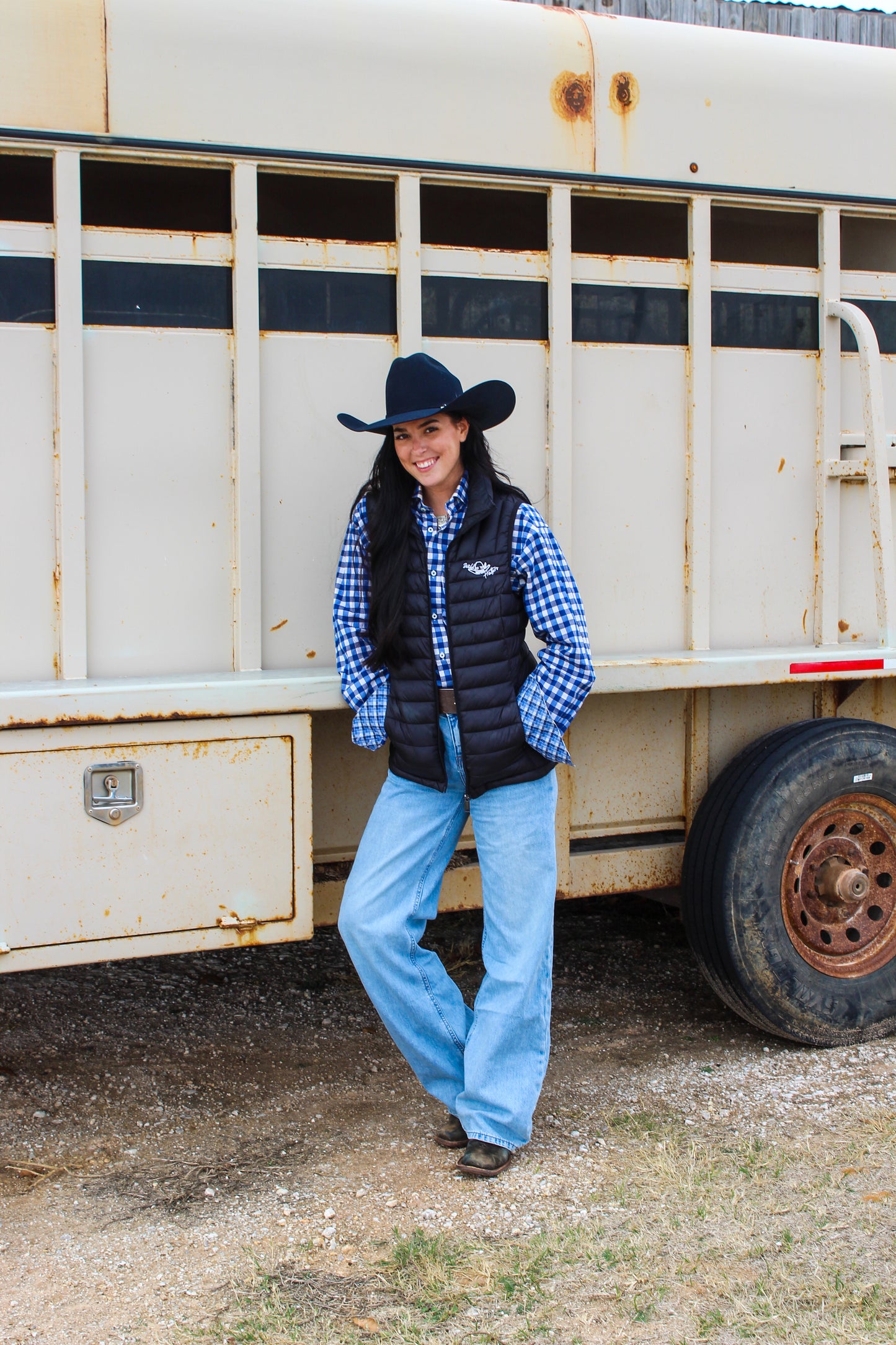 PREORDER ONLY - Signed & Stamped Cowboy Puffer Vest