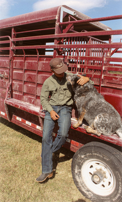 Signed and Stamped Cowboy - Brown