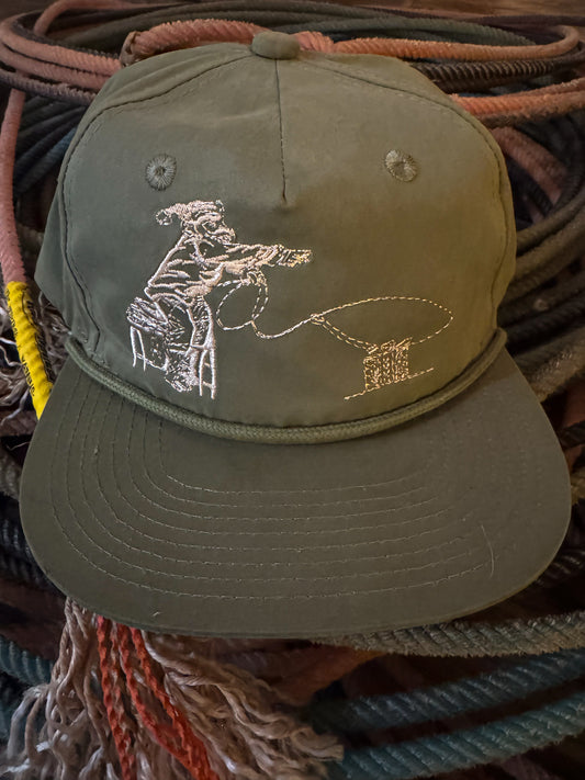 Santa was a Cowboy too - Green Cap