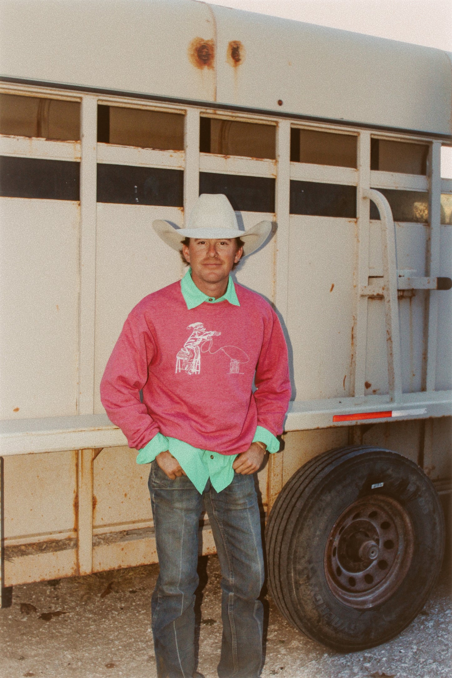 Santa was a Cowboy too - Red Sweatshirt