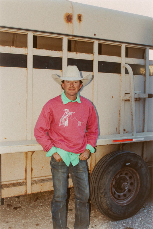 Santa was a Cowboy too - Red Sweatshirt